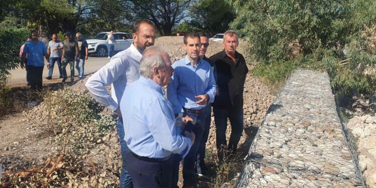 Επίσκεψη Ν. Φαρμάκη σε έργα στην Π.Ε. Ηλείας