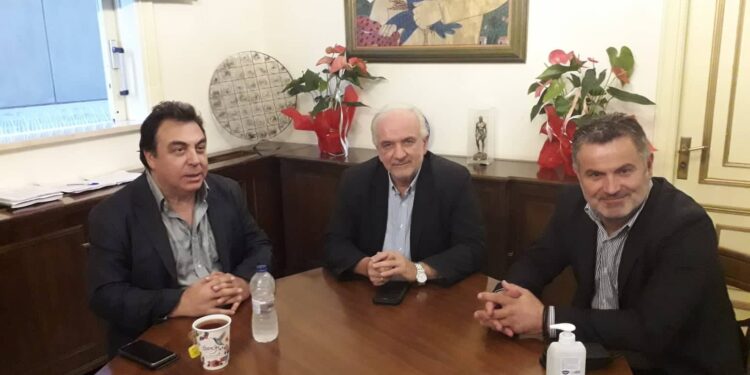 ΔΗΜΟΣ ΠΥΡΓΟΥ: Συνάντηση του δημάρχου Πύργου Παν. Αντωνακόπουλου με τον δήμαρχο Ι.Π. Μεσολογγίου Κώστα Λύρο