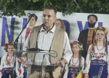 ΘΕΟΔΩΡΟΣ ΛΑΜΠΡΟΣ στην εκδήλωση συμπαράστασης του Δήμου Πύργου προς τον Ουκρανικό λαό: “Η Φιλική Εταιρεία άναψε την σπίθα για την Επανάσταση του 1821”