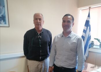 Συνάντηση του Αντιπεριφερειάρχη κ. Νικολακόπουλου Δημήτριου με τον Διευθυντή της Δευτεροβάθμιας Εκπαίδευσης  κ. Ζέρβα Ανδρέα