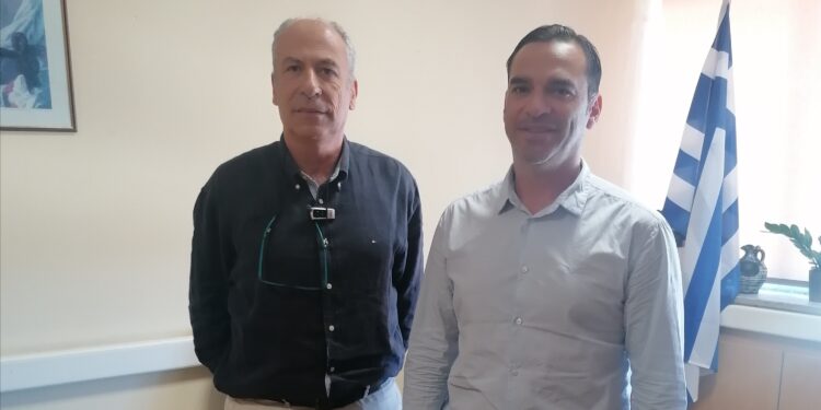 Συνάντηση του Αντιπεριφερειάρχη κ. Νικολακόπουλου Δημήτριου με τον Διευθυντή της Δευτεροβάθμιας Εκπαίδευσης κ. Ζέρβα Ανδρέα