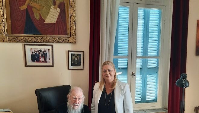 ΑΡΙΣΤΕΑ ΠΑΠΑΔΟΠΟΥΛΟΥ: Ευχαριστίες προς τον Μητροπολίτη Ηλείας
