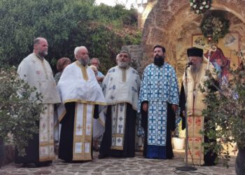 Η εορτή της Τιμίας Ζώνης της Θεοτόκου, στην Ι. Μονή Ελεούσης Λυγιάς-Βαρθολομιού (φωτος)