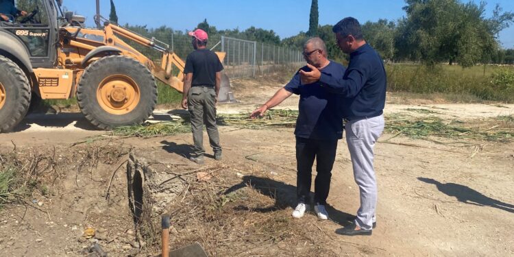 Συνεχίζεται η αντιπλημμυρική θωράκιση της Ανδραβίδας