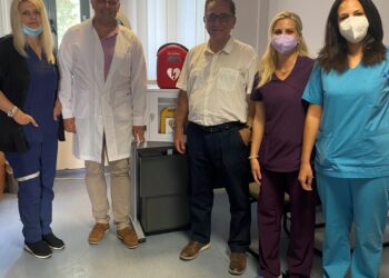 Παράδοση απινιδωτή στο Κέντρο Υγείας του Δήμου Ζαχάρως