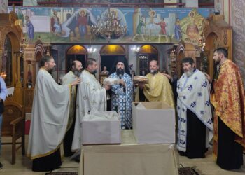 Αγρυπνώντας για τον Ευαγγελιστή Λουκά, στον Ι.Ν. Αγ. Παντελεήμονος Πύργου