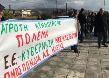 ΟΜΟΣΠΟΝΔΙΑ ΑΓΡΟΤΙΚΩΝ ΣΥΛΛΟΓΩΝ ΗΛΕΙΑΣ: Κινητοποίηση στα φανάρια της Αγίου Γεωργίου στο Πύργο για την τιμή της σταφίδας