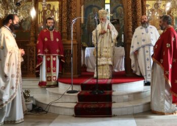 Ο Θεοφιλέστατος Επίσκοπος Ωλένης κ. Αθανάσιος, στην εορτή της «Παναγίας της Γοργοεπήκοου», στον Πύργο (φωτος)