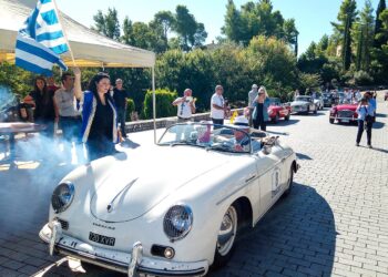 Εντυπωσιακή εκκίνηση από την Αρχαία Ολυμπία για το 9ο Tour du Peloponnese