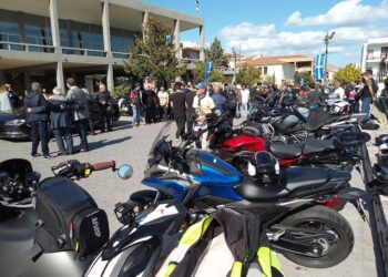 Μοτοσικλετιστές απ’ όλη τη χώρα στον πυρόπληκτο Δήμο Αρχαίας Ολυμπίας