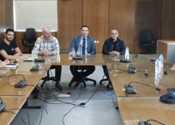Συνάντηση εργασίας της οργανωτικής επιτροπής μετά την πρόσκληση του προέδρου  αυτής και Αντιπεριφερειάρχη Αθλητισμού , Εθελοντισμού και Αθλητισμού κ. Νικολακόπουλο Δημήτρη, σχετικά με το «1ο RUN KATAKOLO – PYRGOS