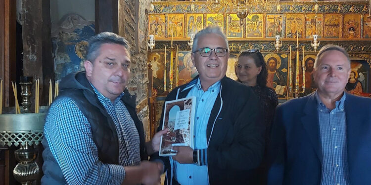 Στην ιστορική μονή Βλατάδων αντιπροσωπεία του Δήμου Ανδραβίδας-Κυλλήνης