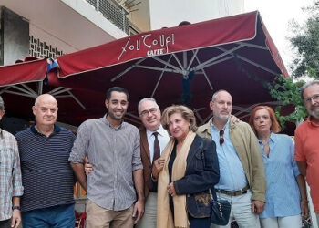 Ο Αλέξανδρος Κακαβάς, πρόεδρος της Ένωσης Σεναριογράφων Ελλάδος συναντήθηκε με μέλη της Λέσχης Φίλων της Ε.Σ.Ε.