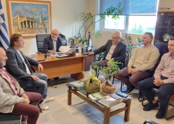 Συνάντηση του Βοηθού Περιφερειάρχη, Π. Σακελλαρόπουλου και αρμόδιων φορέων για τη δακοκτονία