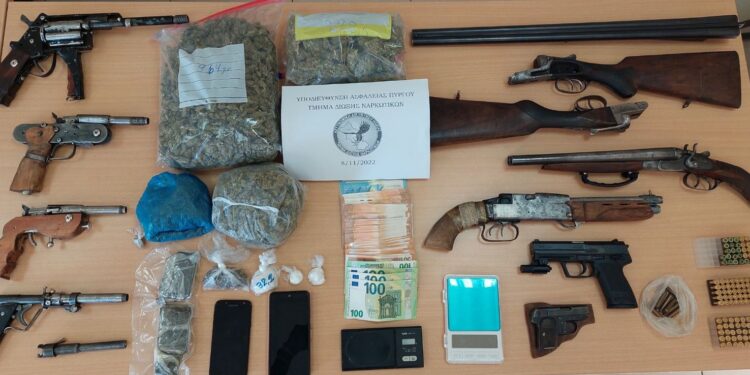 ΠΥΡΓΟΣ: Συνελήφθησαν δυο άνδρες για διακίνηση ναρκωτικών