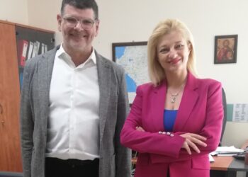 ΔΙΟΝΥΣΙΑ ΑΥΓΕΡΙΝΟΠΟΥΛΟΥ: Συνάντηση με τον Διοικητή του Γ.Ν Ηλείας για την στελέχωση και ανάπτυξη των τριών Νοσηλευτικών Μονάδων