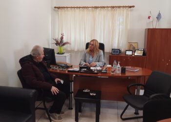 Επίσκεψη Δημάρχου Ανδρίτσαινας-Κρεστένων κ. Σ. Μπαλιούκου στη Νοσηλευτική Μονάδα Κρεστένων