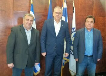 Συνάντηση Δημάρχου Πύργου με τον Υπουργό Προστασίας του Πολίτη