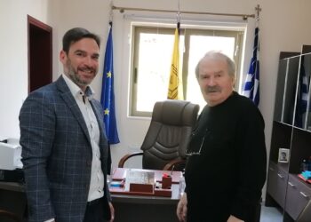 ΔΗΜΗΤΡΗΣ ΝΙΚΟΛΑΚΟΠΟΥΛΟΣ: Συνάντηση με τον Δήμαρχο Ανδρίτσαινας – Κρεστένων Σάκη Μπαλιούκο