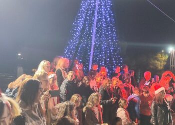 Σε γιορτινή ατμόσφαιρα η φωταγώγηση του Χριστουγεννιάτικου Δέντρου της Ανδραβίδας