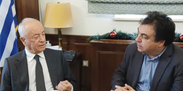 ΔΗΜΟΣ ΠΥΡΓΟΥ: Συνάντηση Δημάρχου Τ. Αντωνακόπουλου με τον υποψήφιο βουλευτή Ηλείας ΝΔ Βασίλη Κοντογιαννόπουλο