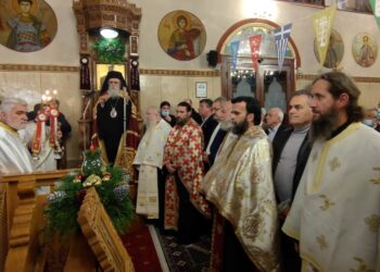 Λαμπρή και Ιεροπρεπή, η εορτή στην ενορία Αγίου Σπυρίδωνος Πύργου
