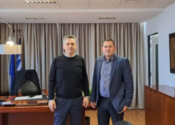 Συνάντηση Θ. Βασιλόπουλου με τον Ειδικό Γραμματέα της Αποκεντρωμένης Διοίκησης, Δ. Κατσαρό