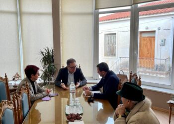 Συνάντηση του Βουλευτή Ηλείας Ανδρέα Νικολακόπουλου και του Δημάρχου Ζαχάρως Κώστα Αλεξανδρόπουλου στη Ζαχάρω