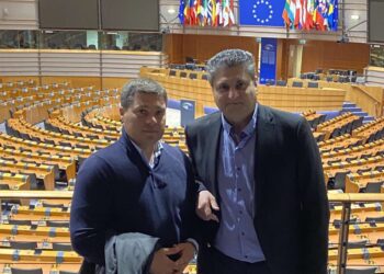 Η φιλοξενία   Χρ. Γαβρά –  Δημ. Μπρέζα από Μεϊμαράκη στις Βρυξέλλες!