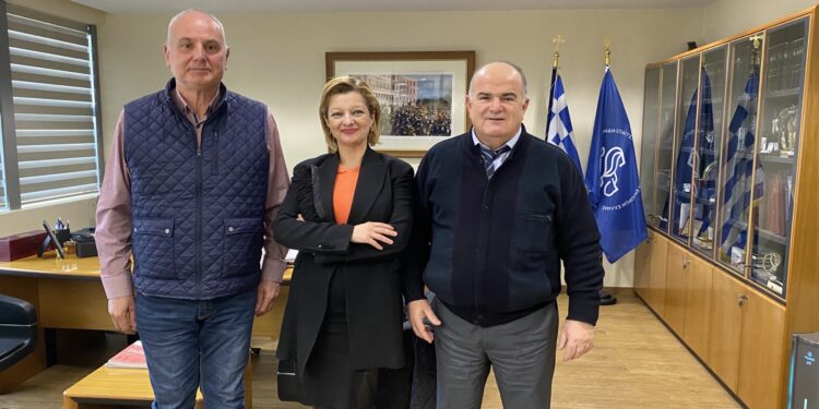 ΔΙΟΝΥΣΙΑ ΑΥΓΕΡΙΝΟΠΟΥΛΟΥ: Συνάντηση εργασίας με τη Διοίκηση της ΓΣΕΒΕΕ