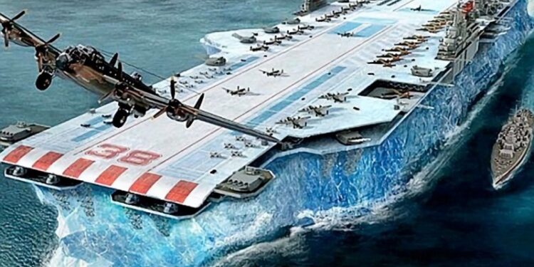 Το μυστικό αεροπλανοφόρο των Βρετανών από… πάγο!