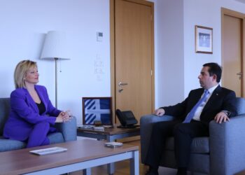 ΔΙΟΝΥΣΙΑ ΑΥΓΕΡΙΝΟΠΟΥΛΟΥ: Συνάντηση με τον Υπουργό Μετανάστευσης και Ασύλου, κ. Νότη Μηταράκη