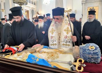 Σε Λαϊκό Προσκύνημα το Ιερό Σκήνωμα του Μακαριστού Μητροπολίτου πρώην Ηλείας κυρού Γερμανού του Β’