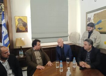 ΔΗΜΟΣ ΠΥΡΓΟΥ: Επίσκεψη στον Δήμαρχο Παναγιώτη Αντωνακόπουλο του πρώην Πρωθυπουργού και βουλευτή Αχαΐας ΠΑΣΟΚ – ΚΙΝΑΛ  Γιώργου Παπανδρέου