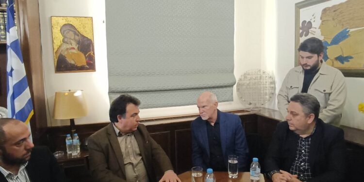 ΔΗΜΟΣ ΠΥΡΓΟΥ: Επίσκεψη στον Δήμαρχο Παναγιώτη Αντωνακόπουλο του πρώην Πρωθυπουργού και βουλευτή Αχαΐας ΠΑΣΟΚ – ΚΙΝΑΛ  Γιώργου Παπανδρέου