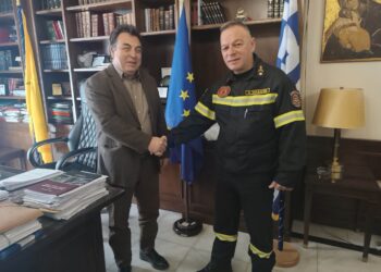 ΔΗΜΟΣ ΠΥΡΓΟΥ: Συνάντηση του δημάρχου με το νέο Διοικητή των Π.Υ. Ηλείας