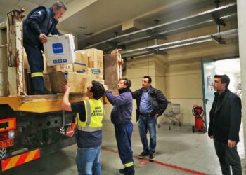 Παραδόθηκε η ανθρωπιστική βοήθεια του Δήμου Αρχαίας Ολυμπίας για τους σεισμόπληκτους