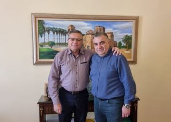 Με τον Ανδρέα Μαρίνο ο Γ. Καραστέργιος