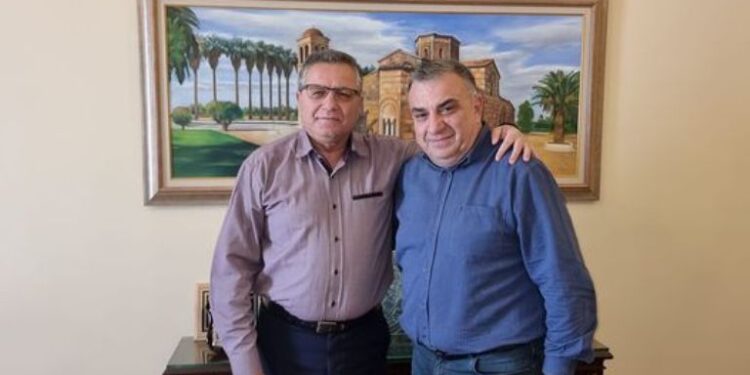 Με τον Ανδρέα Μαρίνο ο Γ. Καραστέργιος