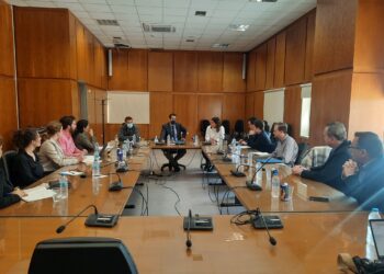 Συνάντηση Αντιπεριφερειάρχη Π.Ε. Ηλείας Β. Γιαννόπουλου, με μεταπτυχιακούς φοιτητές του Τέξας