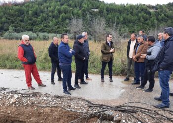 Επίσκεψη – αυτοψία Αντιπεριφερειάρχη Π.Ε. Ηλείας Β. Γιαννόπουλου στην Βάλμη του Δήμου Ήλιδας