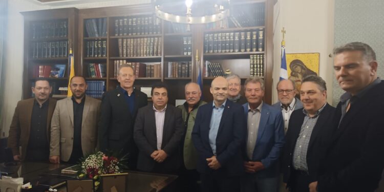 Ο Δήμαρχος Πύργου Παναγιώτης Αντωνακόπουλος υποδέχτηκε την αποστολή της γερμανικής πόλης Molln