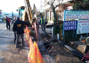 Νέο δίκτυο ύδρευσης παράλληλα με το έργο εισόδου Αρχαίας Ολυμπίας