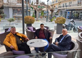 ΝΙΚΟΣ ΚΑΛΑΚΟΣ: Συνάντηση με τον Εμπορικό Σύλλογο Αρχαίας Ολυμπίας