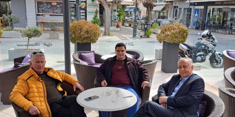 ΝΙΚΟΣ ΚΑΛΑΚΟΣ: Συνάντηση με τον Εμπορικό Σύλλογο Αρχαίας Ολυμπίας