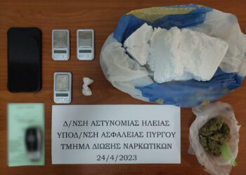 Συνελήφθη άνδρας στην Ηλεία για διακίνηση ναρκωτικών