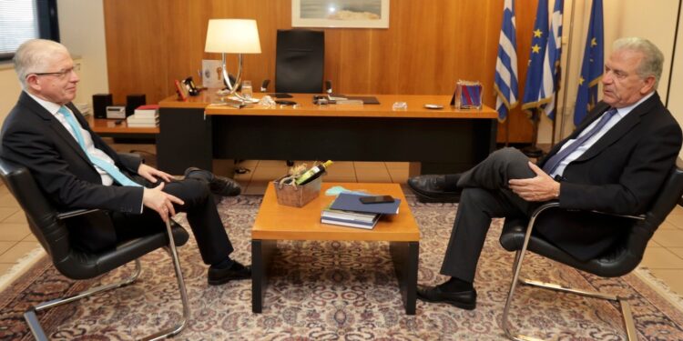 ΔΗΜΗΤΡΗΣ ΑΒΡΑΜΟΠΟΥΛΟΣ: Συνάντηση με Αν. Λυκουρέντζο για καταστροφές από χαλάζι