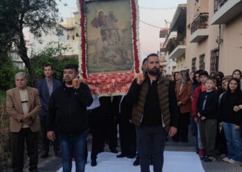 Λαμπρή η εορτή του Αγίου Γεωργίου, στο Β’ Κοιμητήριο Πύργου (φωτος)