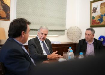 ΔΗΜΗΤΡΗΣ ΑΒΡΑΜΟΠΟΥΛΟΣ: Συνάντηση με το Δήμαρχο Πύργου κ. Παναγιώτη Αντωνακόπουλο