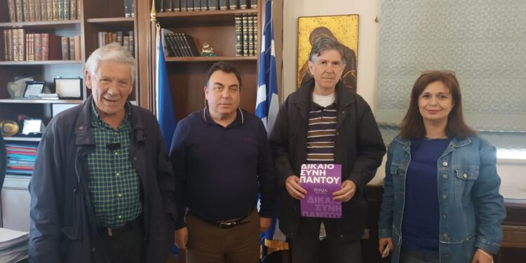 Κλιμάκιο του ΣΥΡΙΖΑ – Π.Σ. επισκέφτηκε τον Δήμαρχο Πύργου Παναγιώτη Αντωνακόπουλο